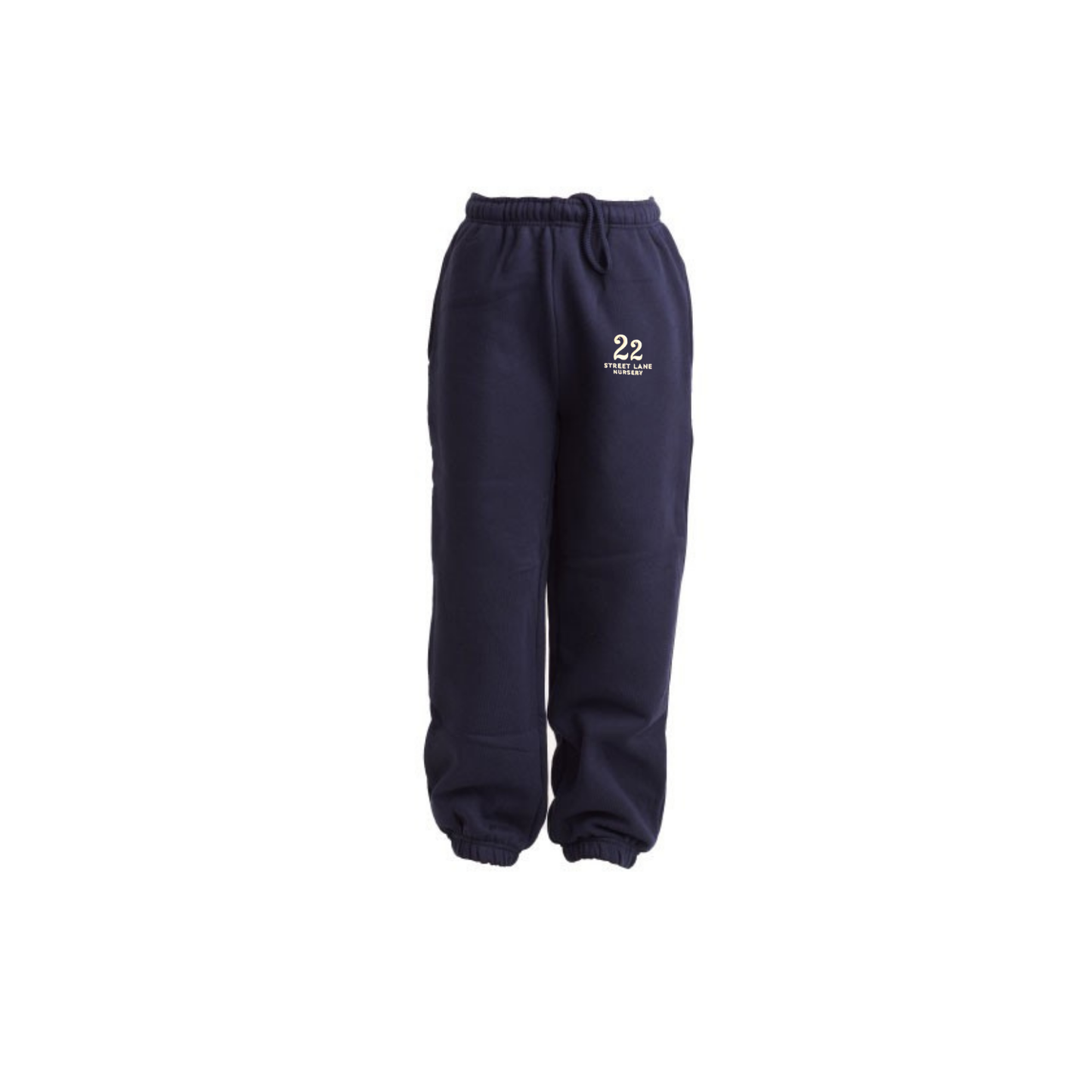 22 Street Lane Navy Jogging Bottoms w/Logo