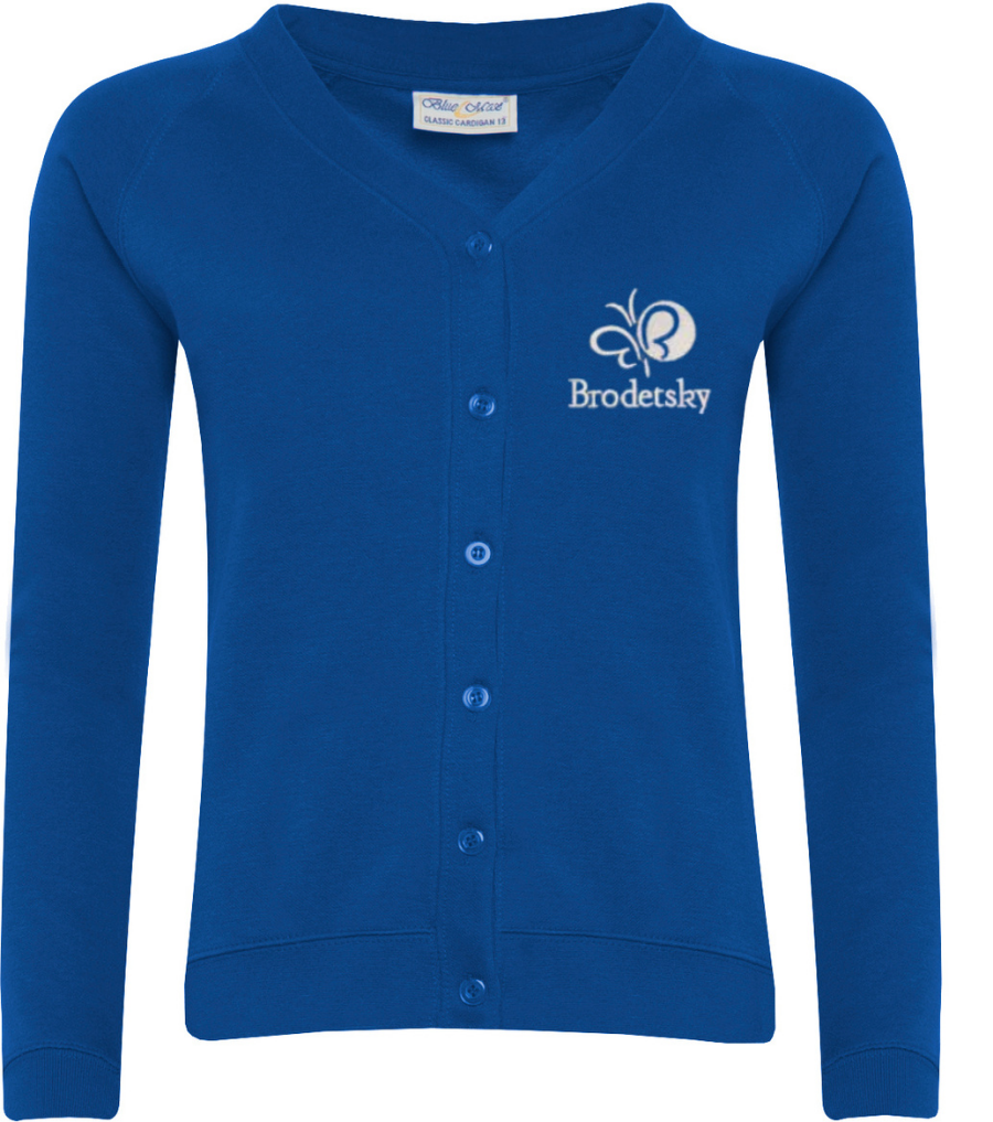 Brodetsky Royal Blue Girls Cardigan