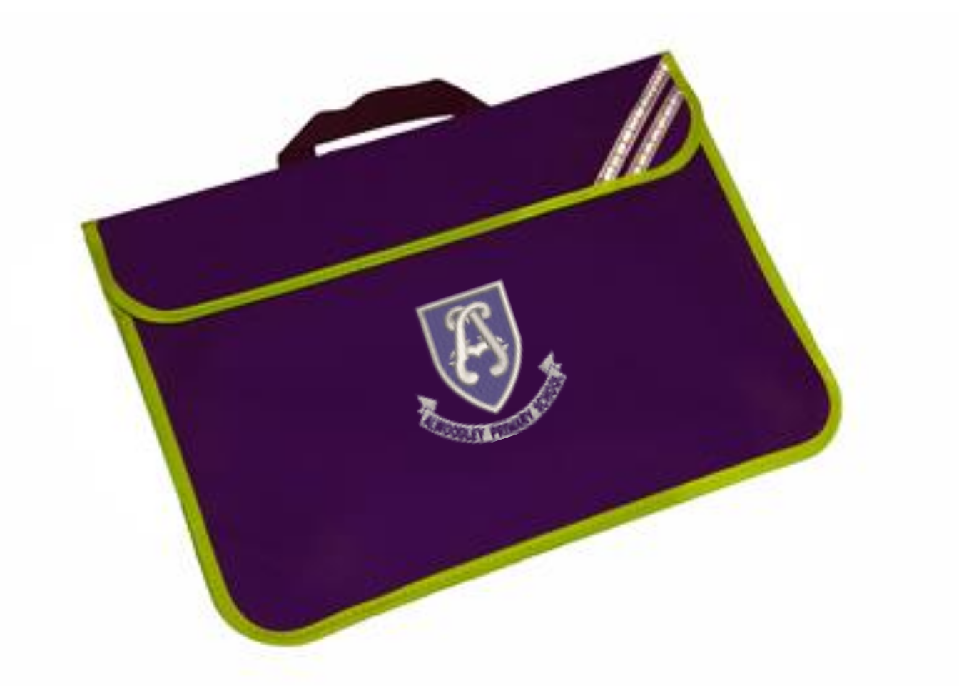 Alwoodley Purple Bookbag w/Logo