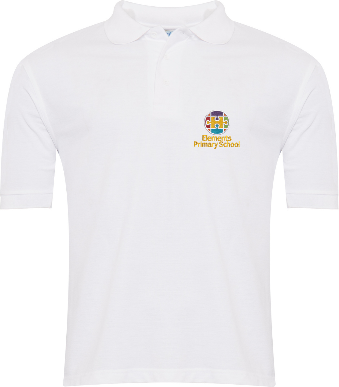 Elements Primary School White Polo