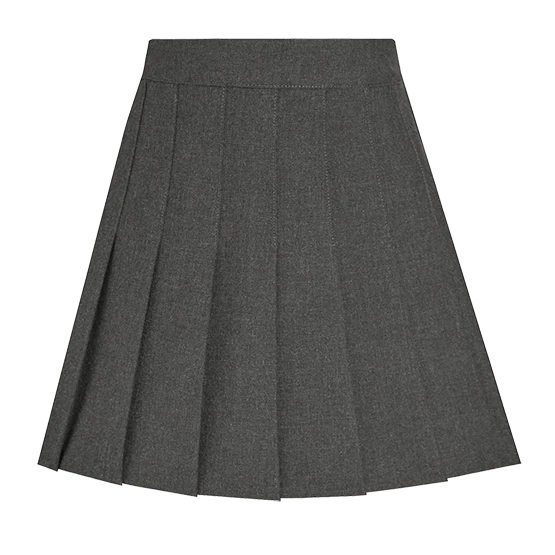 PLEATED GREY SKIRTS L22