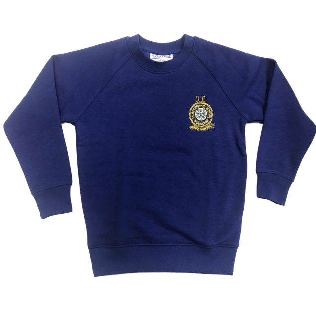 Talbot Primary School Dark Royal Blue Sweatshirt w/Logo