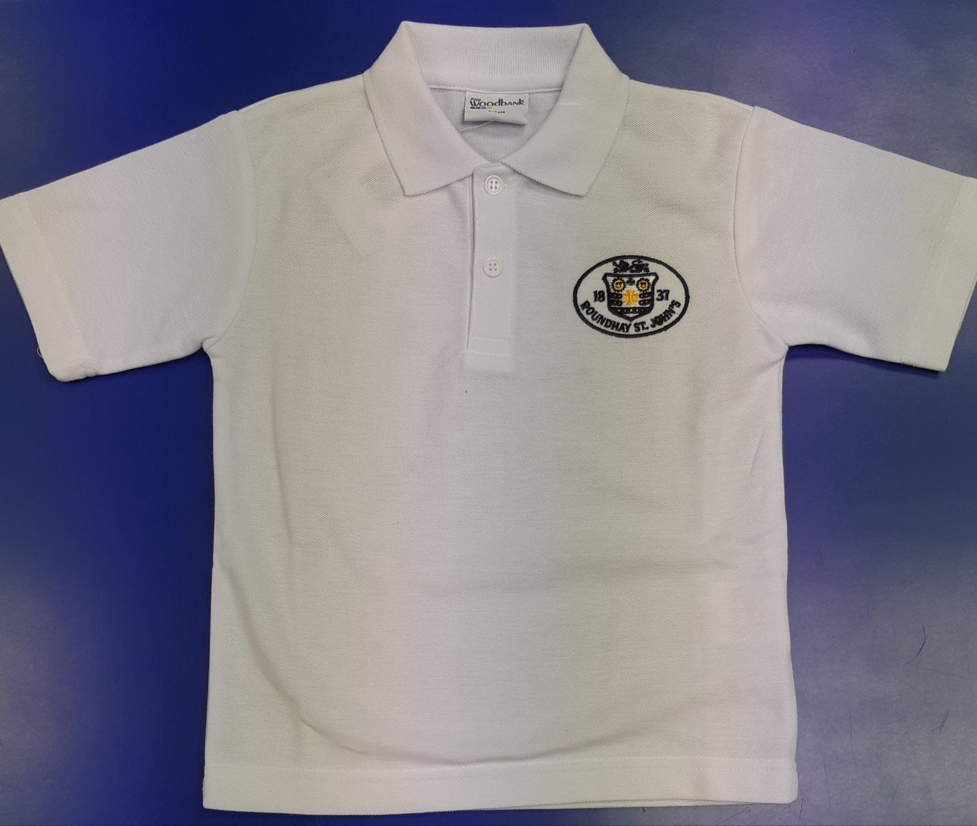 Roundhay St John's White Polo w/Logo