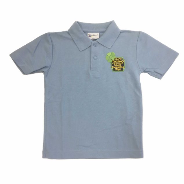 Foundation Sky P E Polo Shirt With Logo