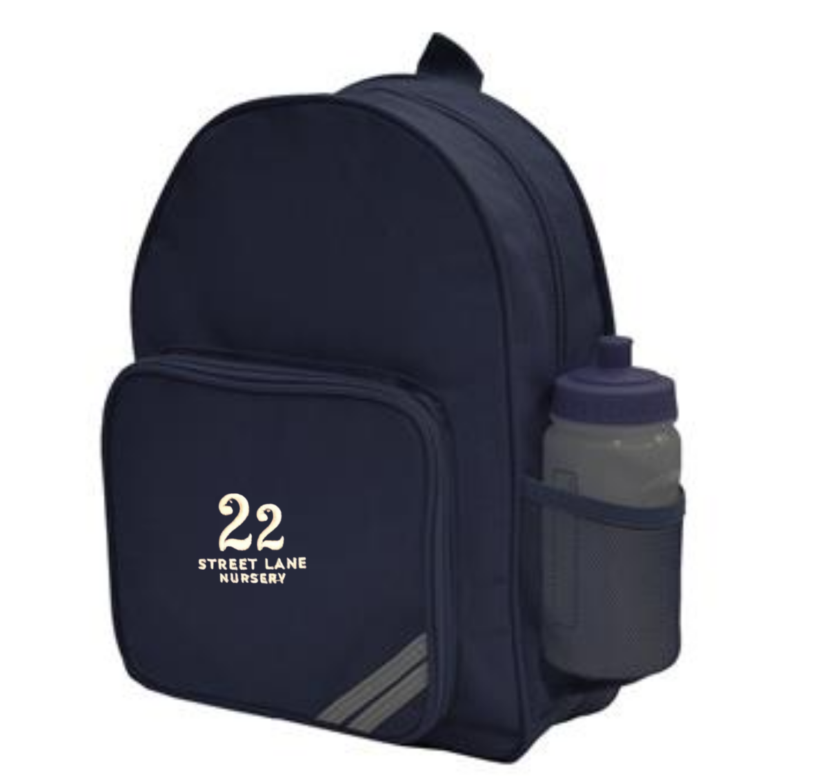 22 Street Lane Navy Backpack w/Logo