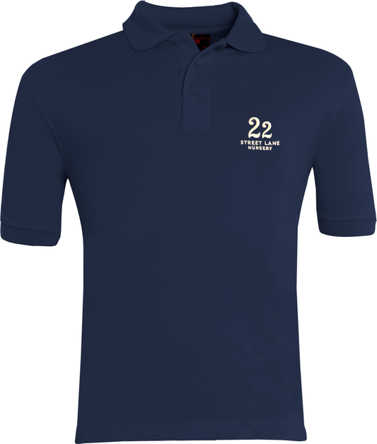 22 Street Lane Navy Polo Shirt W/Logo