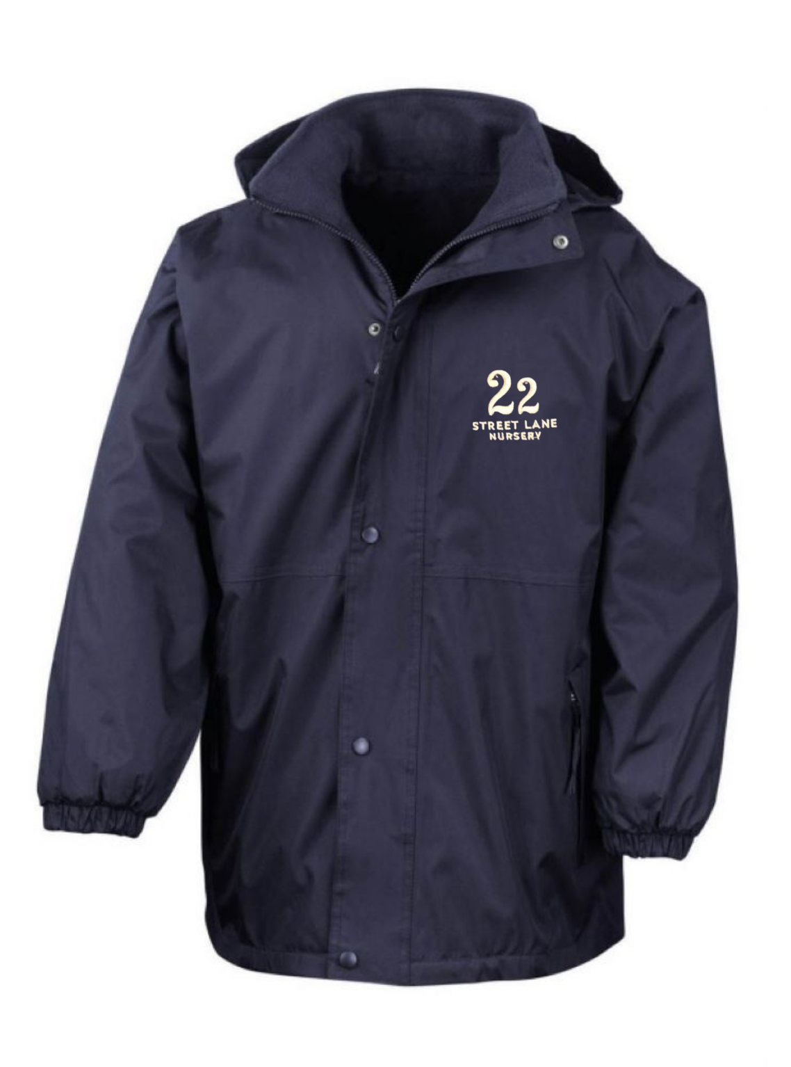 22 Street Lane Navy Reversible Jacket w/Logo