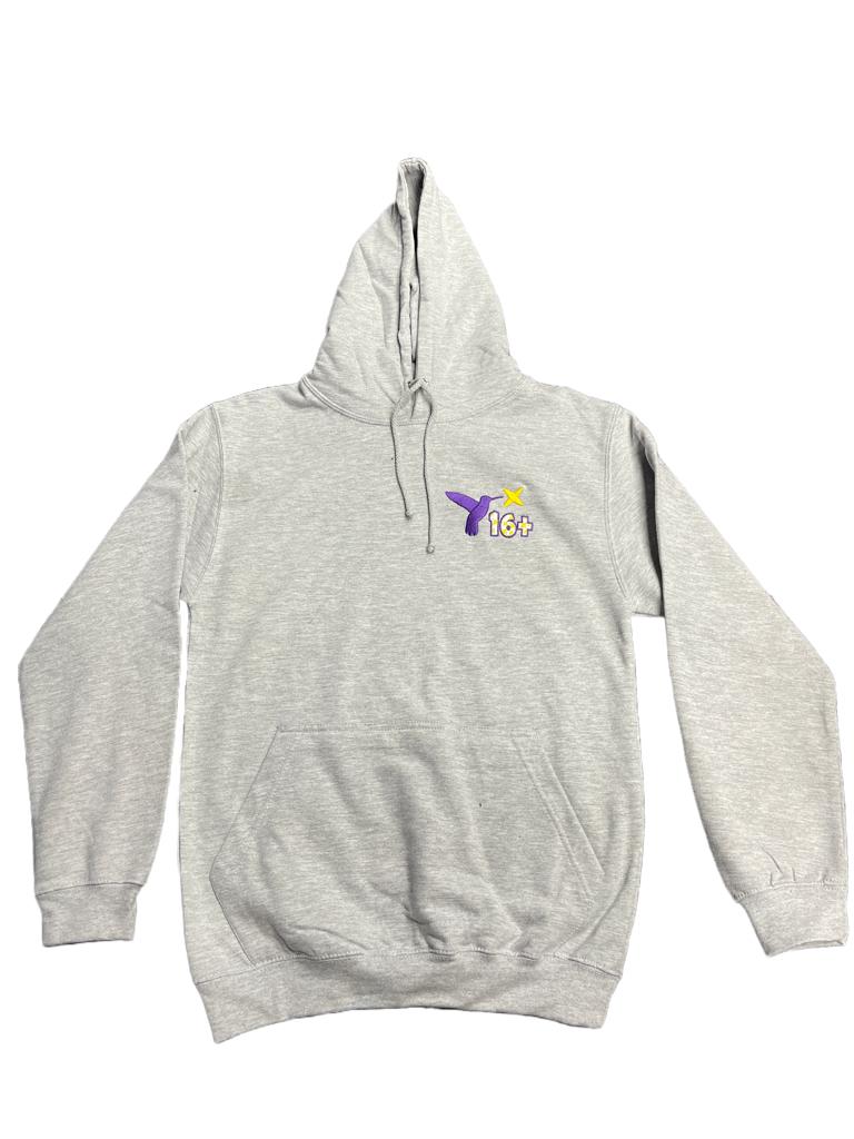 West Oaks 16+ Grey over the head hoody