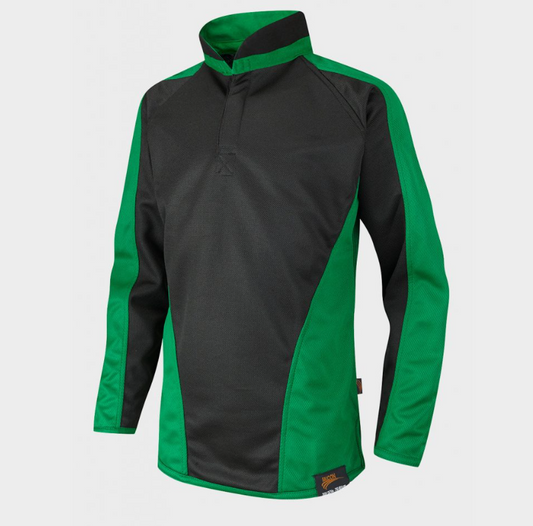Roundhay Blk/Emerald Reversible Rugby Jersey