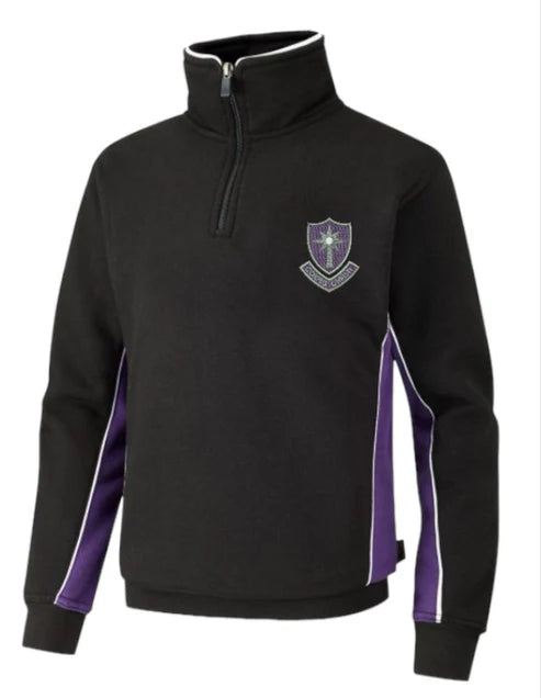Corpus Christi Games 1/4 Zip with school logo