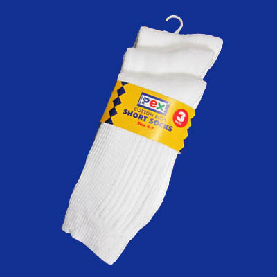 White Sports Socks – Pack of 3