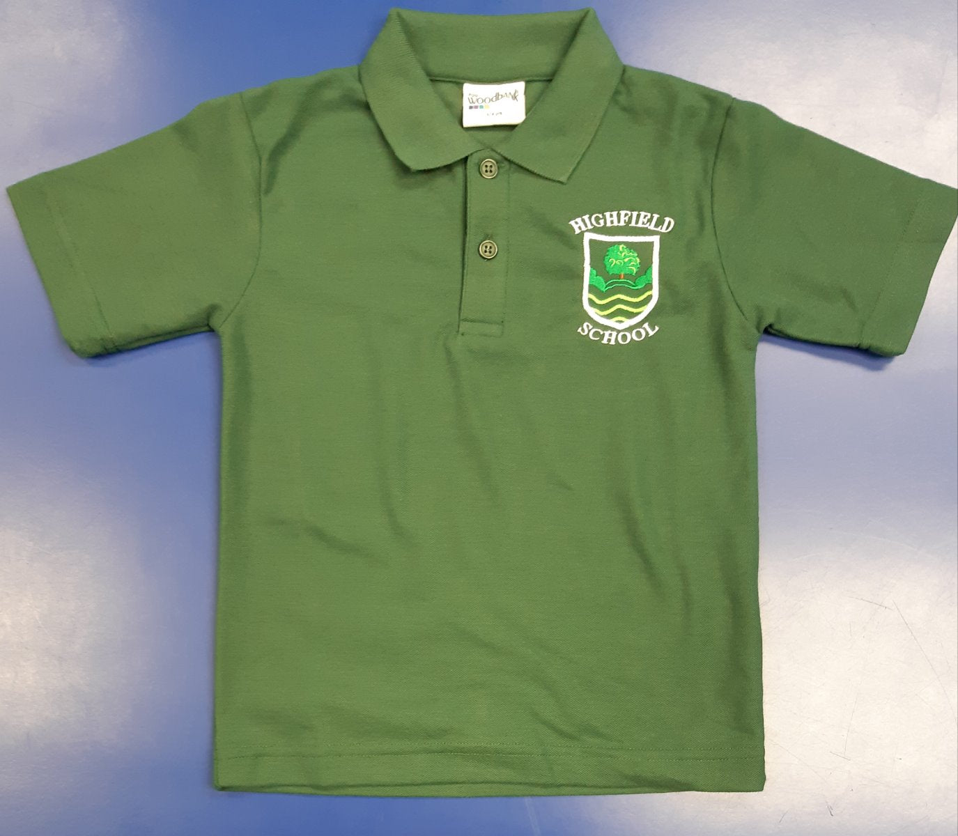 Highfield Bottle Green Polo Shirt w/Logo
