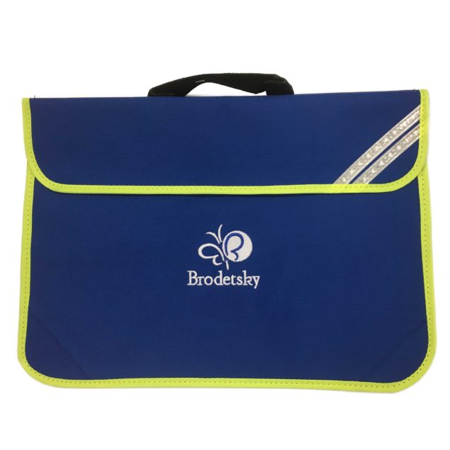 Brodetsky Royal Blue Bookbag w/Logo