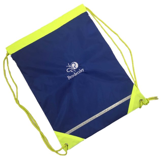 Brodetsky Royal Blue Gym Bag w/Logo