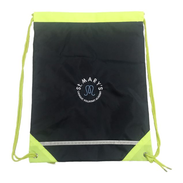 St Marys Horsforth Navy Gym Bag w/Logo