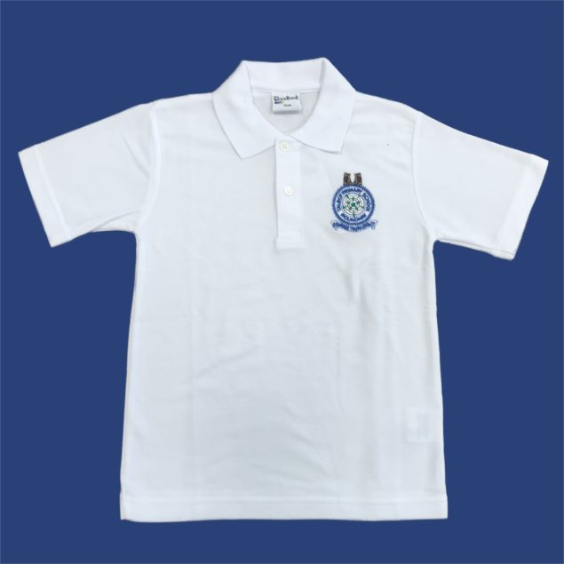 Talbot Primary School White Poloshirt w/Logo