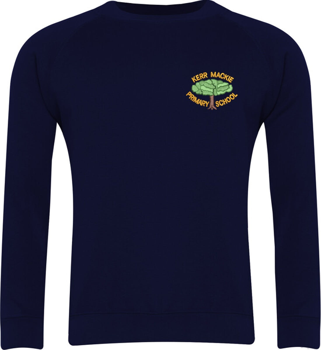 Kerr Mackie Navy Crew Neck Sweatshirt w/Logo