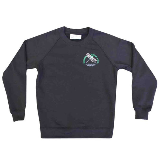 Wembrook Primary Black Sweatshirt w/Logo