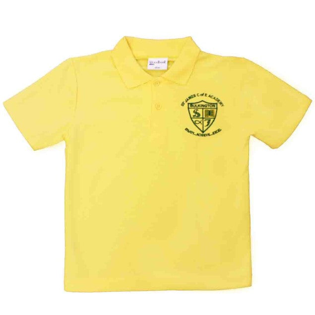 Yellow Polo Shirt w/Logo