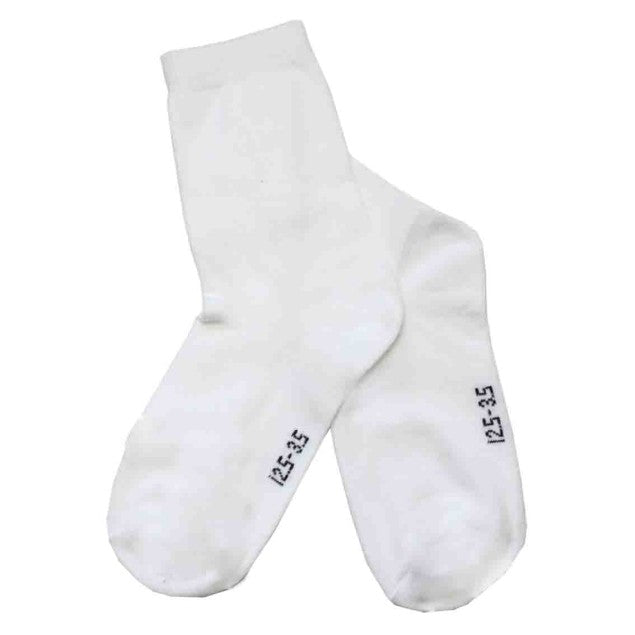 Girls Magicfit 5pk White Short Socks