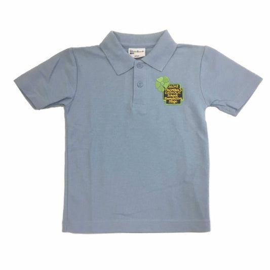 Foundation Sky P E Polo Shirt With Logo