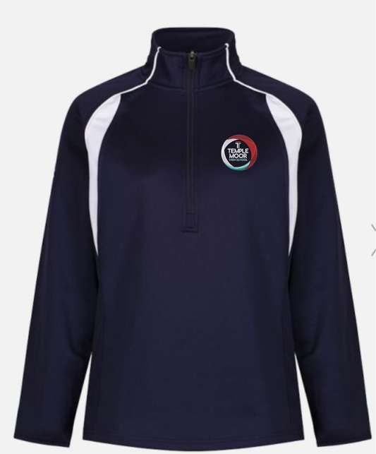 Temple moor 1/4 zip Top