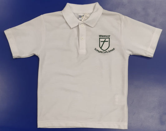 Whinmoor St. Pauls White Polo w/Logo